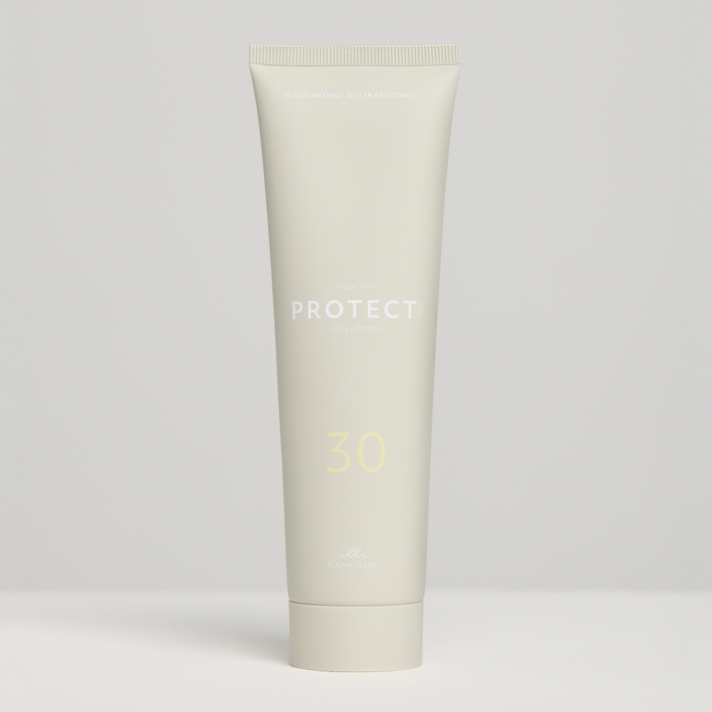 Cana Care Sun Lotion SPF30, beroligende og fuktighetsgivende sollotion for ansikt