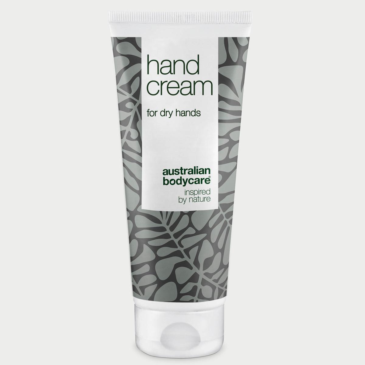 Tube med Australian Bodycare Håndkrem med Tea Tree Oil for tørre og sprukne hender