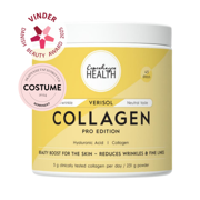 Verisol Collagen Pro Edition pulver fra Copenhagen Health, hvit boks med 45 dagers forsyning