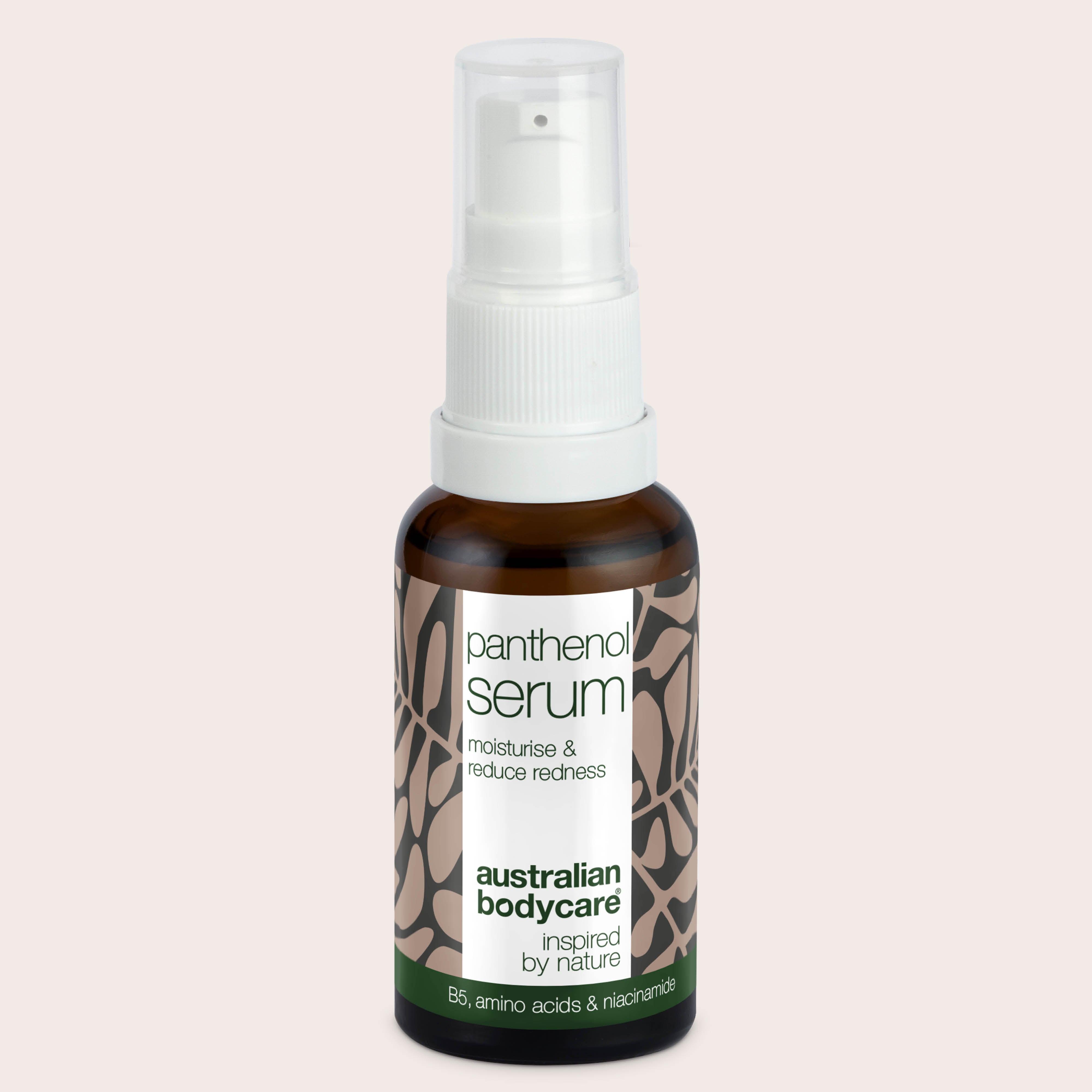 Australian Bodycare Panthenol Serum for sensitiv og rødme-utsatt hud
