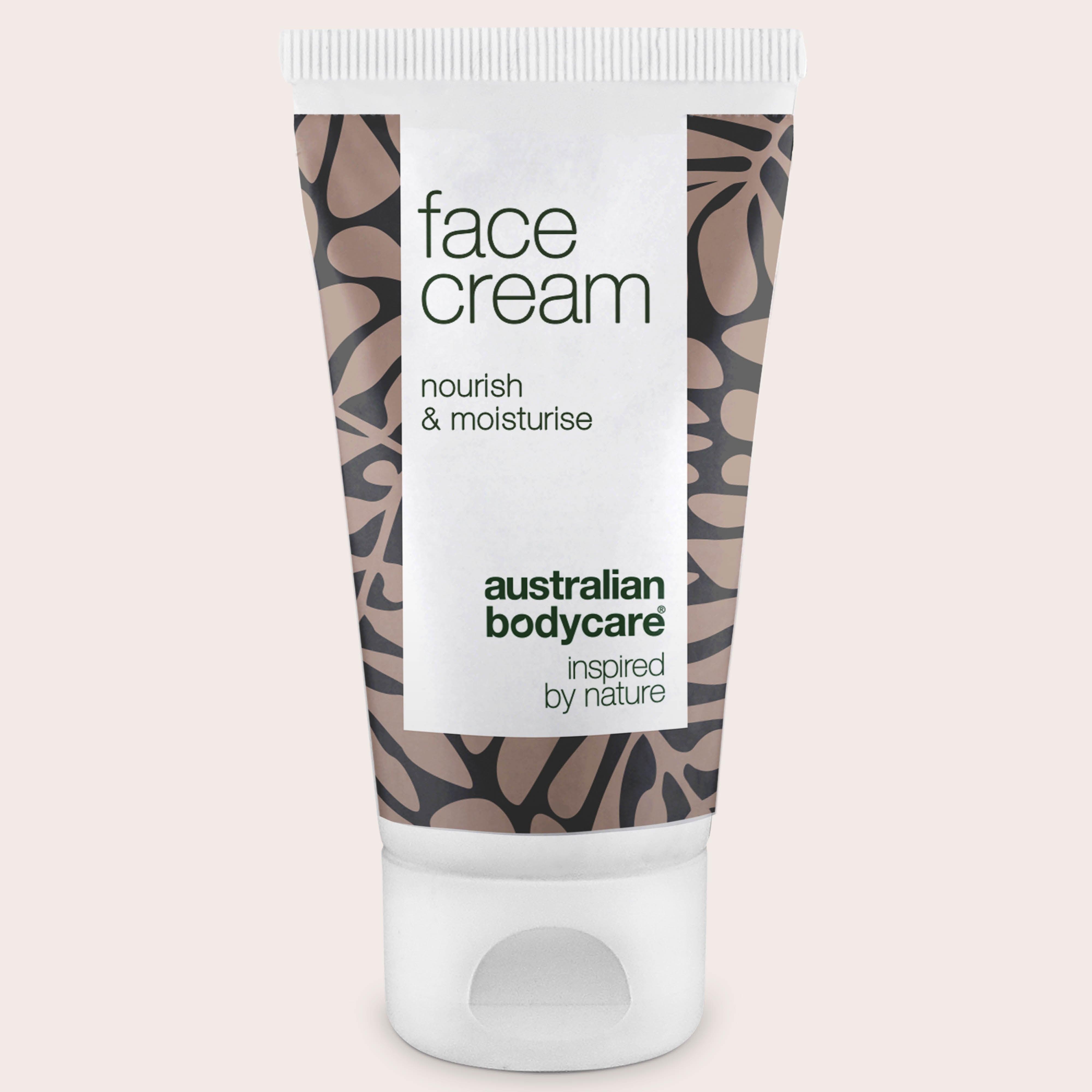 Tub med Australian Bodycare fuktighetskrem mot kviser med tetreolje