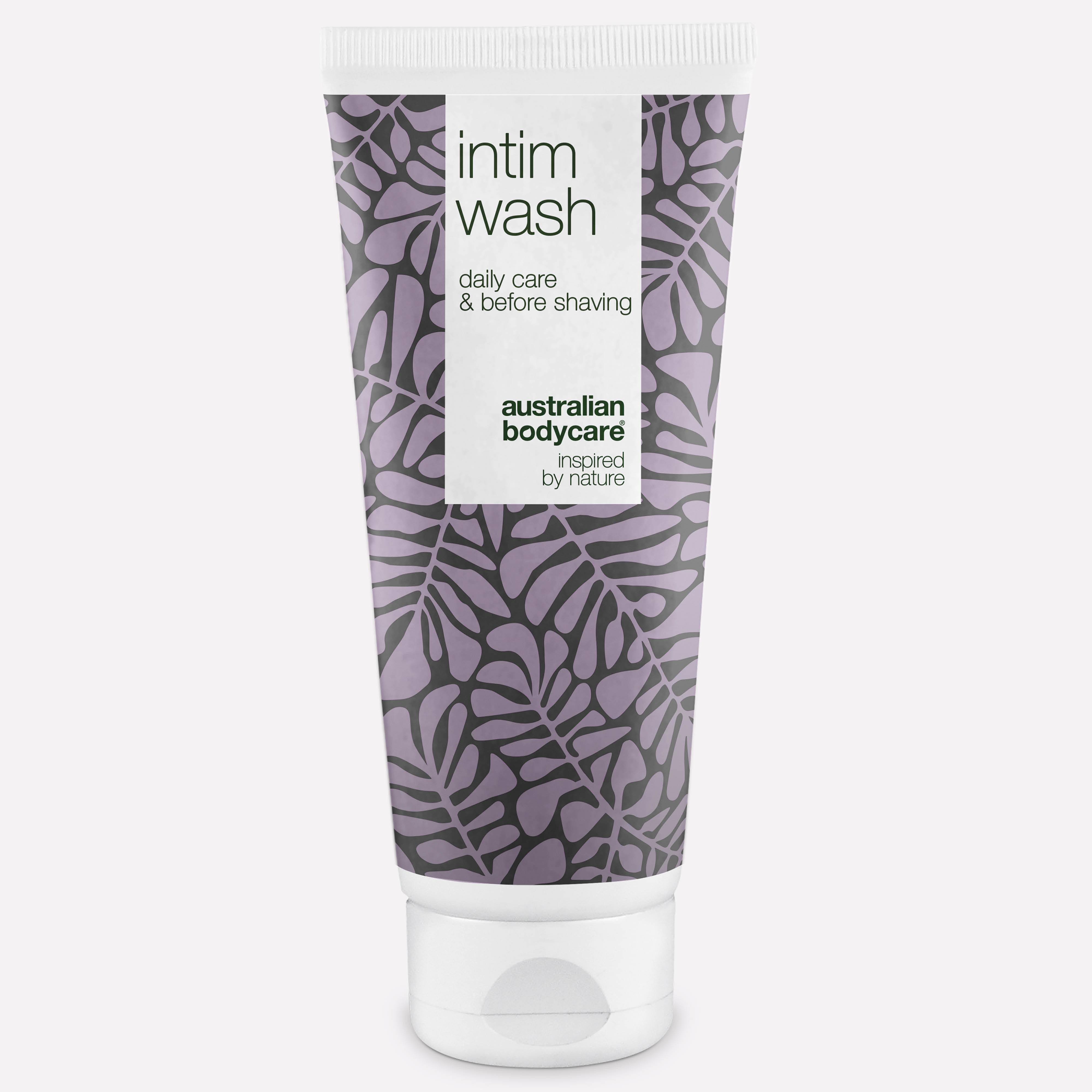 Flaske med Australian Bodycare pH-balansert intimvask med tetreolje og melkesyreestere