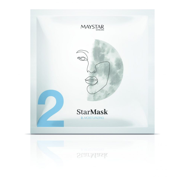 Maystar StarMask 2 Moisturizing ansiktsmaske 30 g hvit emballasje