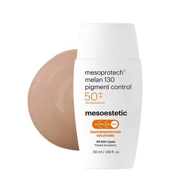 Mesoestetic Mesoprotech Melan 130 Pigment Control SPF 50+, spesialisert mot pigmentflekker og melasma