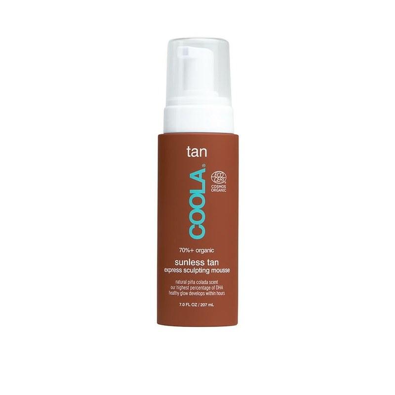 COOLA Sunless Tan Express Sculpting Mousse 207 ml, selvbruningsmousse til kroppen med økologiske ingredienser