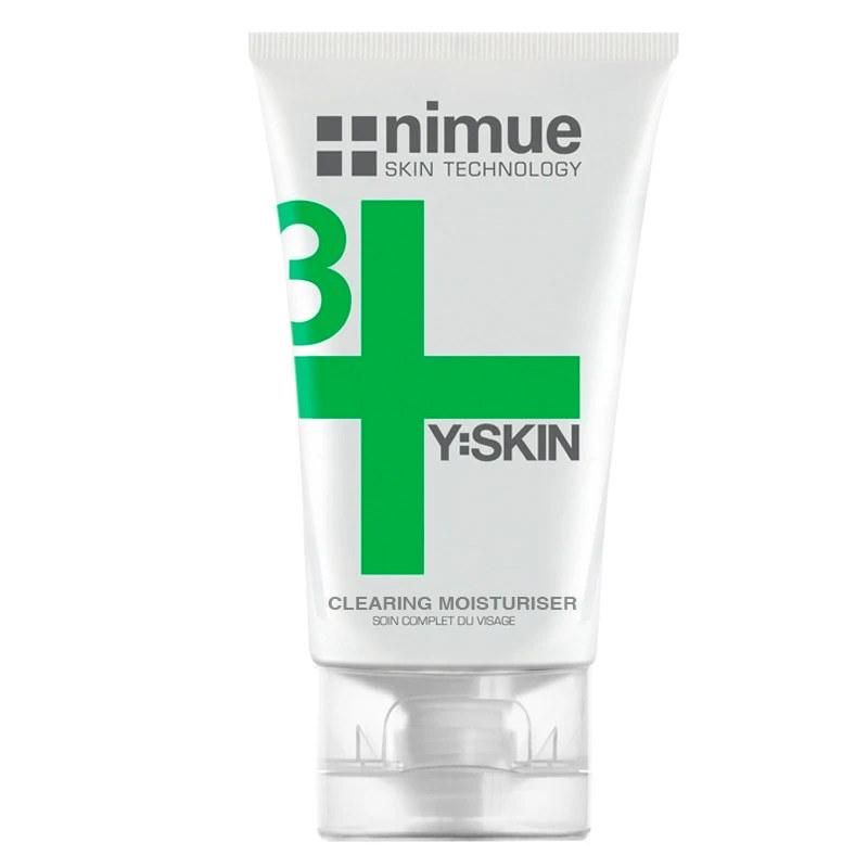Nimue Y:Skin Clearing Moisturiser 60 ml, lett fuktighetskrem med niacinamid og salisylsyre for ung hud
