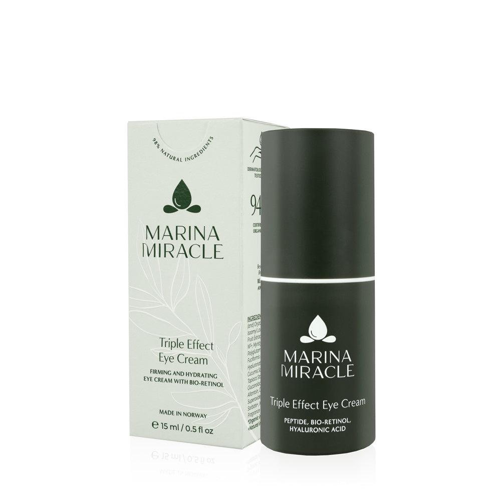 Marina Miracle Triple Effect Eye Cream 15 ml eske og krem